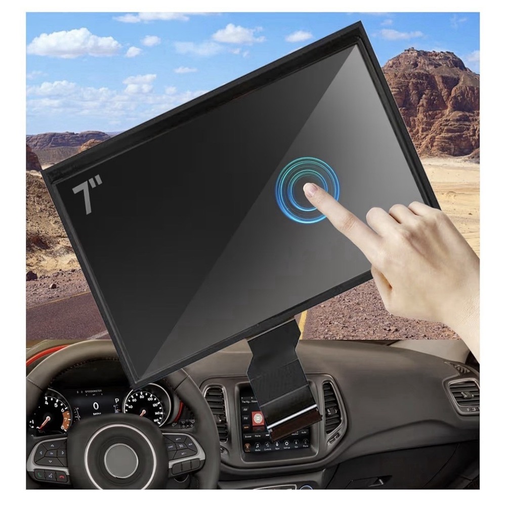 Uconnect LCD Screen and Digitizer Replacement for 2020-2017 Jeep Compass Radi...